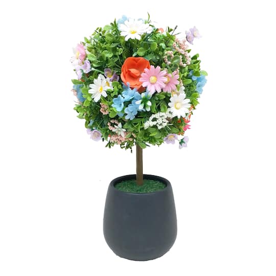 18&#x22; Potted Meadow Flower Topiary by Ashland&#xAE;